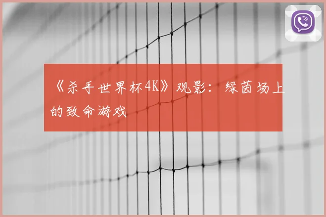 《杀手世界杯4K》观影:绿茵场上的致命游戏