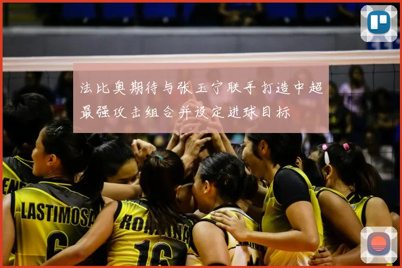 法比奥期待与张玉宁联手打造中超最强攻击组合并设定进球目标