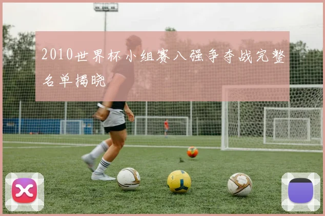 2010世界杯小组赛八强争夺战完整名单揭晓